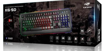 Teclado Multigame USB KG-50 BK